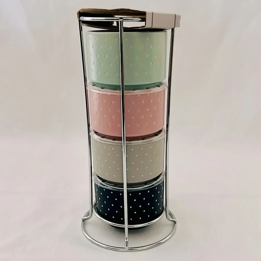 Sheffield Home / 4~Espresso Mugs With Holder - Picture 3 of 7